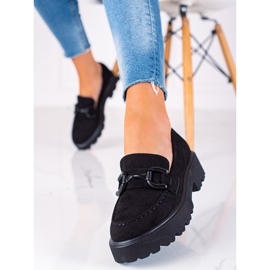 Zapatos negros de ante de Vinceza 2