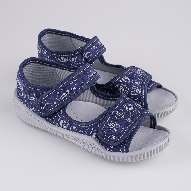 Pantuflas de niño Viggami Franek azul 1 Pantuflas de niño Viggami Franek azul 1