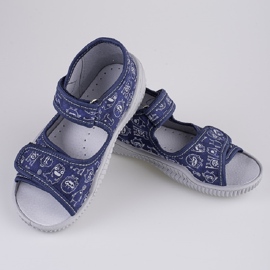 Pantuflas de niño Viggami Franek azul 2