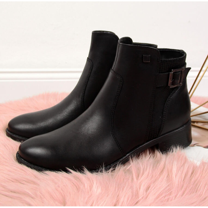 Botas mujer piel Dolce Pietro 0892 negro 2