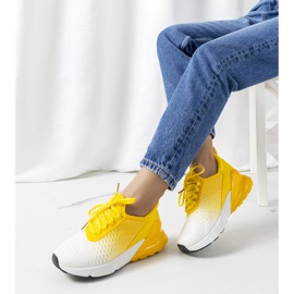 Deportivas amarillas Glaner deportivas blanco amarillo 2