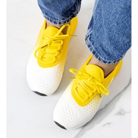 Deportivas amarillas Glaner deportivas blanco amarillo 3