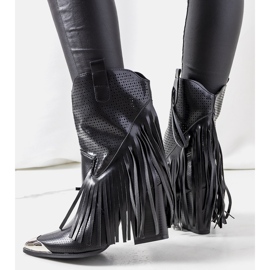 Botas cowboy negras de Wando negro 1 Botas cowboy negras de Wando negro 1