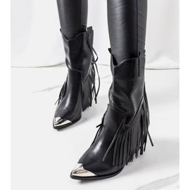 Botas cowboy negras de Wando negro 2