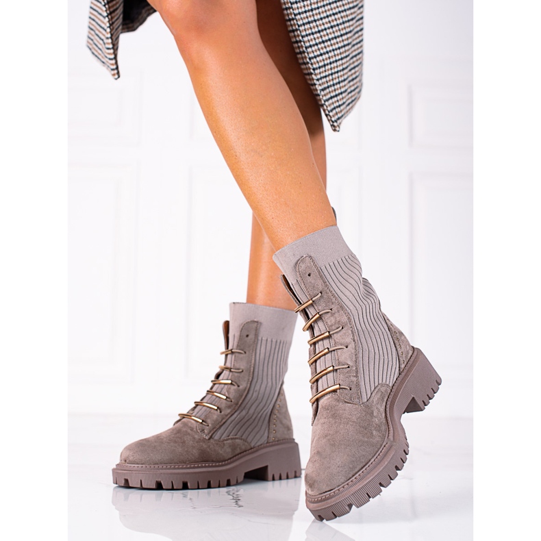 SHELOVET Trabajadores anudados ante marrón beige 1