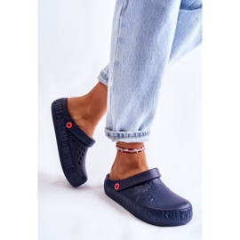 Pantuflas Ligeras Mujer Kroks Big Star II275002 Azul Marino 2