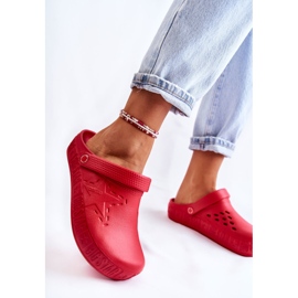 Pantuflas Ligeras Mujer Kroks Big Star II275004 Rojo 2 Pantuflas Ligeras Mujer Kroks Big Star II275004 Rojo 2