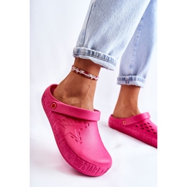 Pantuflas Ligeras Mujer Kroks Big Star II275007 Fucsia rosado 2