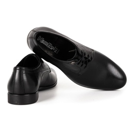 Kampol Zapatos de vestir hombre 334/27 negro 4