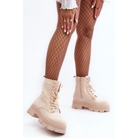 Botas Ante Cremallera Beige Marley 2 Botas Ante Cremallera Beige Marley 2