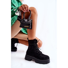 Botines Negros Marley De Ante Con Cremallera 5