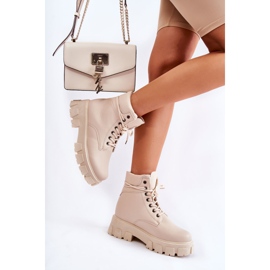 Botas Mujer Warm Light Beige Flavin Boots 2 Botas Mujer Warm Light Beige Flavin Boots 2