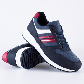 Deportivas hombre Shelovet azul marino cómodas 1