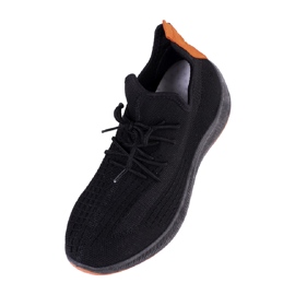 SHELOVET Zapatillas deportivas de fitness negras para hombre. negro 2