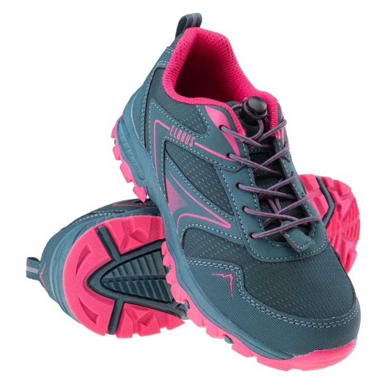 Zapatos Elbrus Faltis Jr 92800401513 rosa verde 1