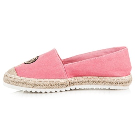 Jolyvia Alpargatas con parches rosado 3