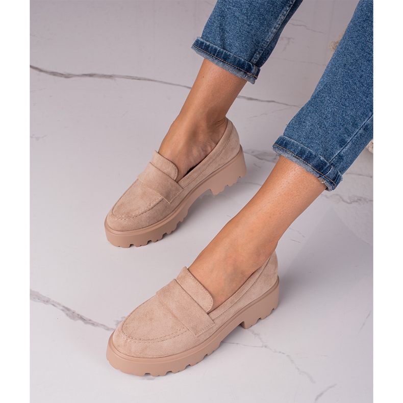 Zapatos ante beige Shelovet 1