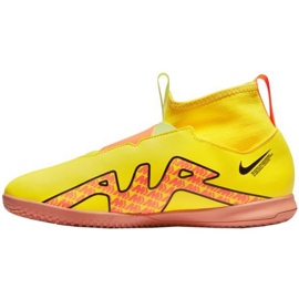 Nike Zoom Mercurial Superfly 9 Academy Ic Jr DJ5615 780 zapatos de fútbol amarillo amarillos 2