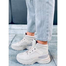 Zapatillas altas Diana Beige 1