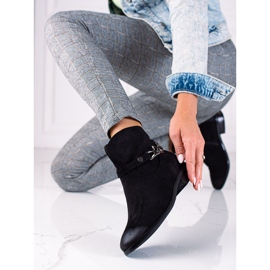 W. Potocki Botas de mujer Potocki, botas cowboy con cadena negro 1 W. Potocki Botas de mujer Potocki, botas cowboy con cadena negro 1