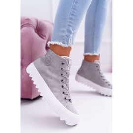 Zapatillas Mujer Big Star High Warm Grey EE274114 gris 1