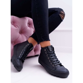 Sneakers Mujer Big Star High Warmed Negro EE274110 4