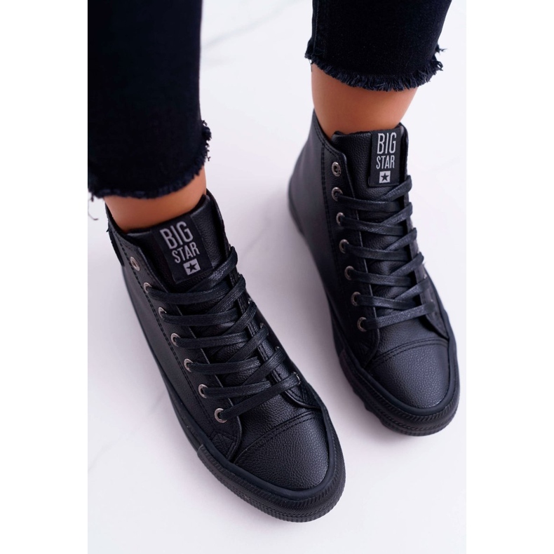 Sneakers Mujer Big Star High Warmed Negro EE274110 2