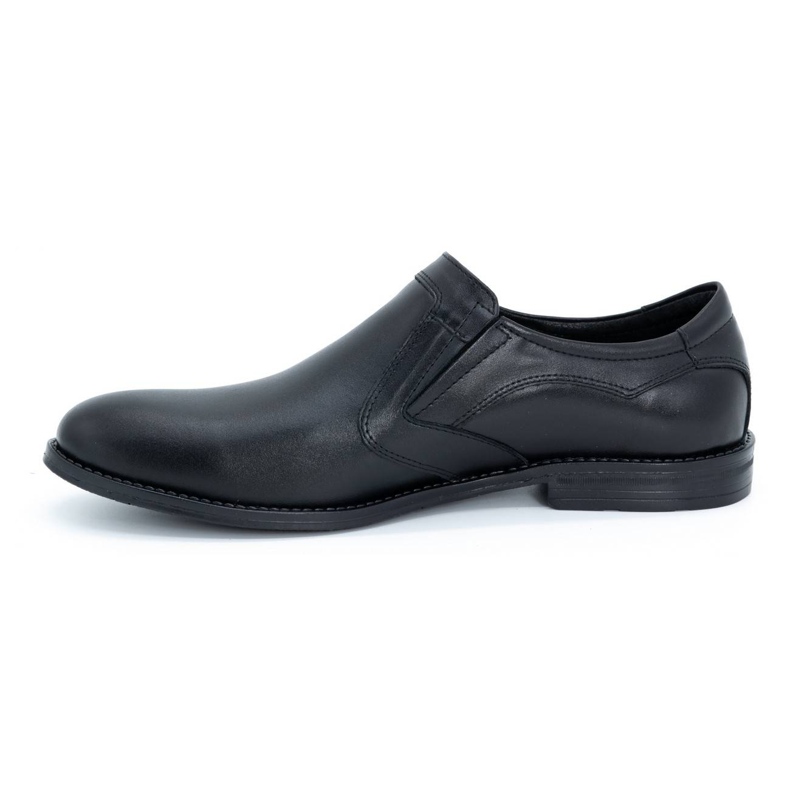 Olivier Zapatos de hombre elegantes en piel 283LU negro 1