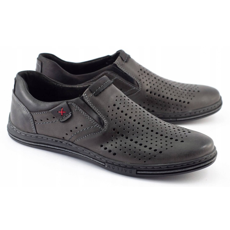 Polbut Zapatos Brogues 401 Summer Grey para hombre gris 2 Polbut Zapatos Brogues 401 Summer Grey para hombre gris 2