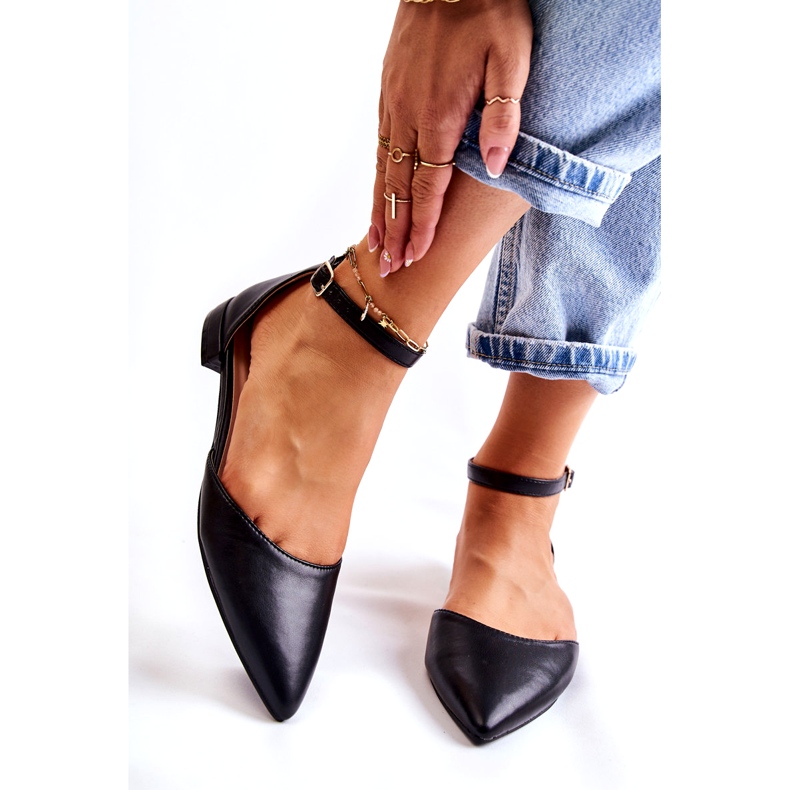 WD1 Bailarinas Mujer Piel Spitz Black Caprise negro 1