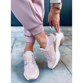 Zapatillas Judit Champagne rosa 1