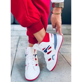 Zapatillas altas Pall White Red blanco 5
