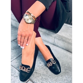 Mocasines de mujer Bianca Black negro 4