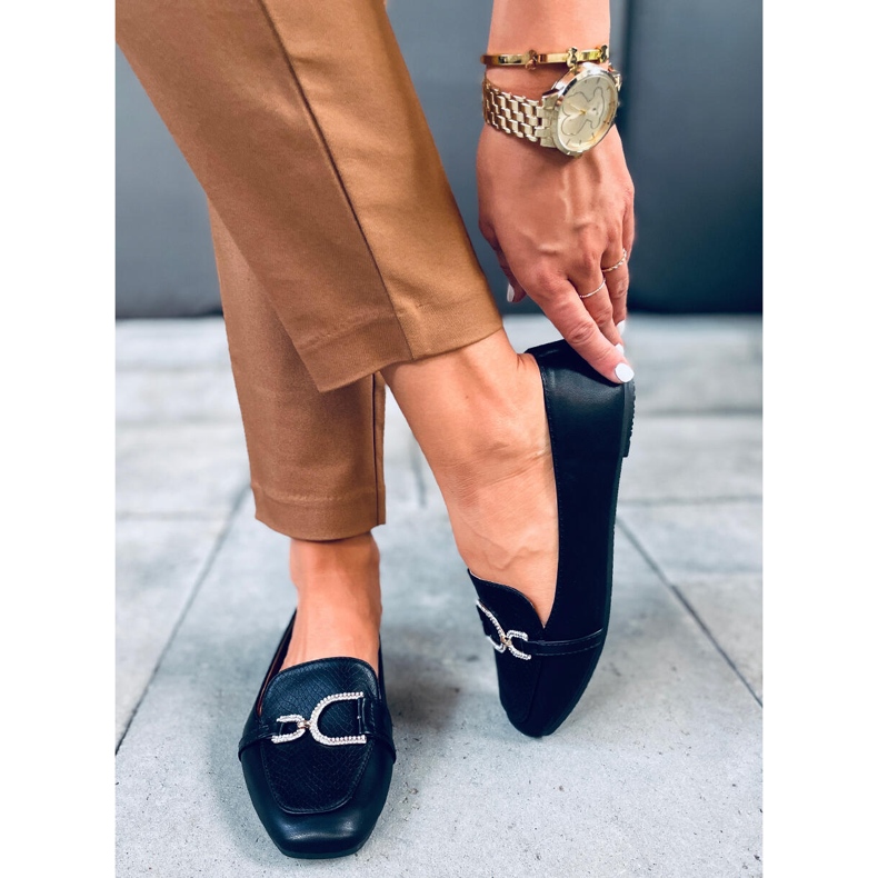 Mocasines mujer Serena Negro 1