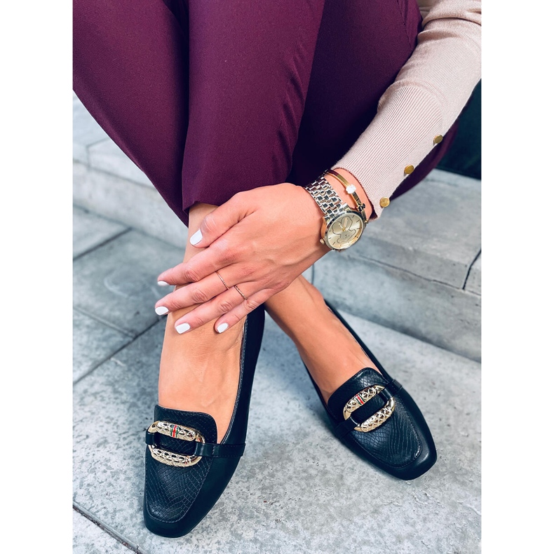 Mocasines de mujer Sajmon Negro 1