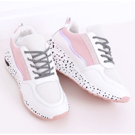 Deportivas mujer Milano Rosa blanco 1