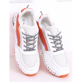 Deportivas mujer Milano Naranja blanco multicolor 1 Deportivas mujer Milano Naranja blanco multicolor 1