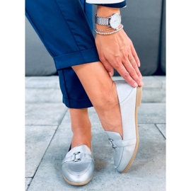 Mocasines mujer Alma Plata 4