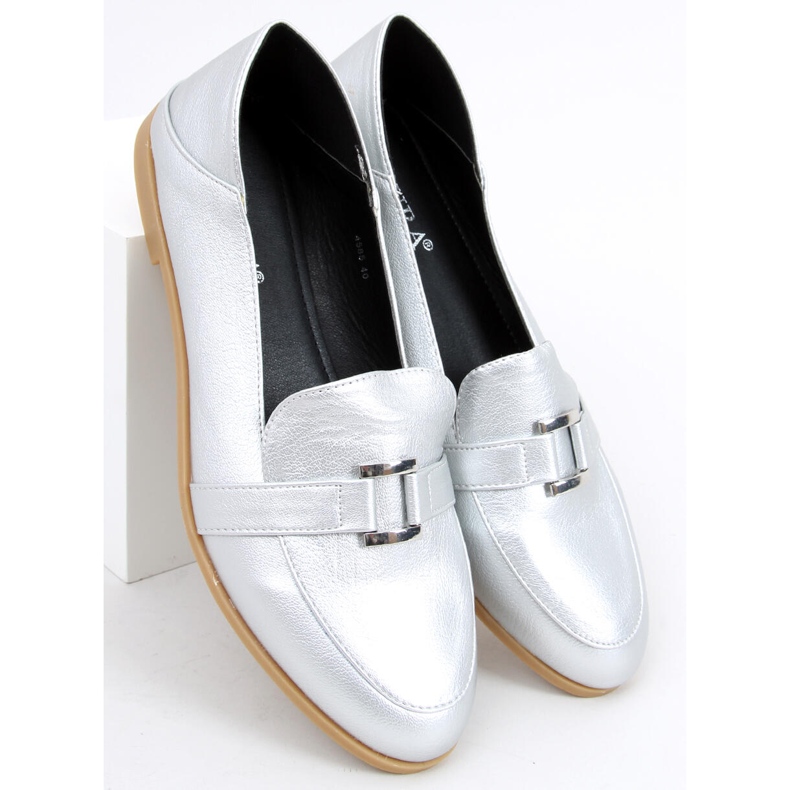 Mocasines mujer Alma Plata 1