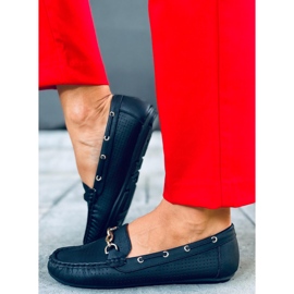 Mocasines mujer Nisa Negro 2