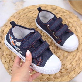 Deportivas de niño atletico denim velcro azul 1 Deportivas de niño atletico denim velcro azul 1