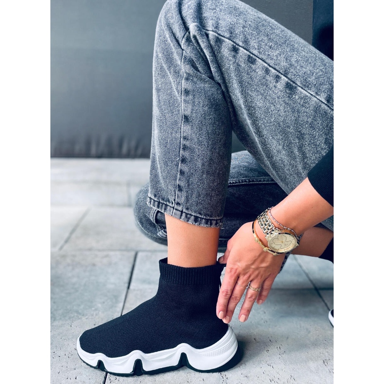 Zapatos calcetín al tobillo Trumm Nero negro 2