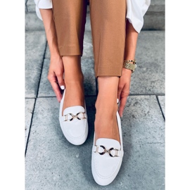 Mocasines de mujer Amiya Blanco 3