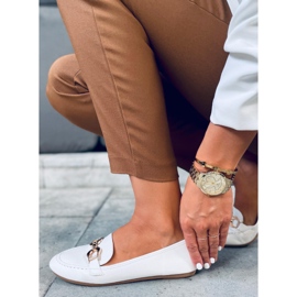 Mocasines de mujer Amiya Blanco 4