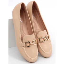 Mocasines de mujer Amiya Caqui beige 2