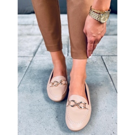Mocasines de mujer Amiya Caqui beige 5