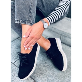 Guermo Alpargatas mocasines cordones negros 5