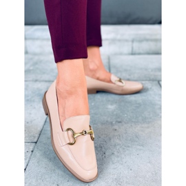 Mocasines mujer Jonna Khaki beige 4
