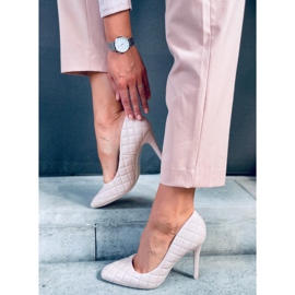 Stilettos Mujer Acolchados Modi Beige 5