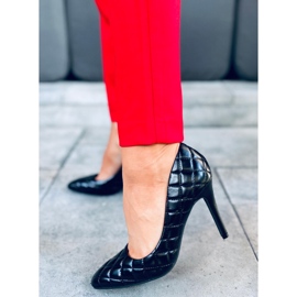 Zapatos de tacón de mujer Modi Acolchados Negros 2